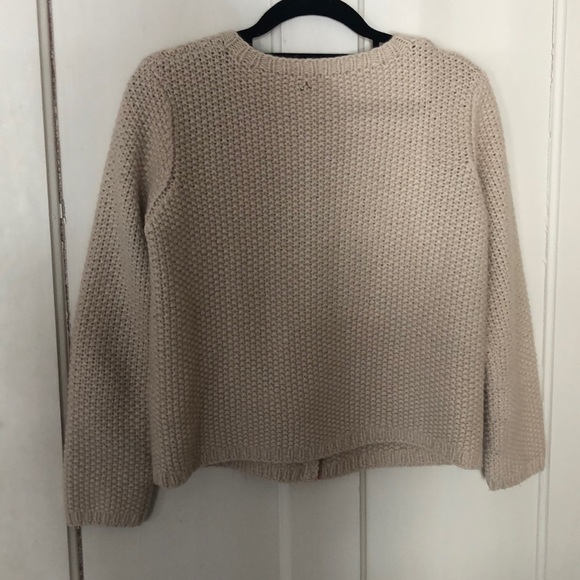Phillip Lim 100% woven cashmere pop button sweater - Picture 6 of 7